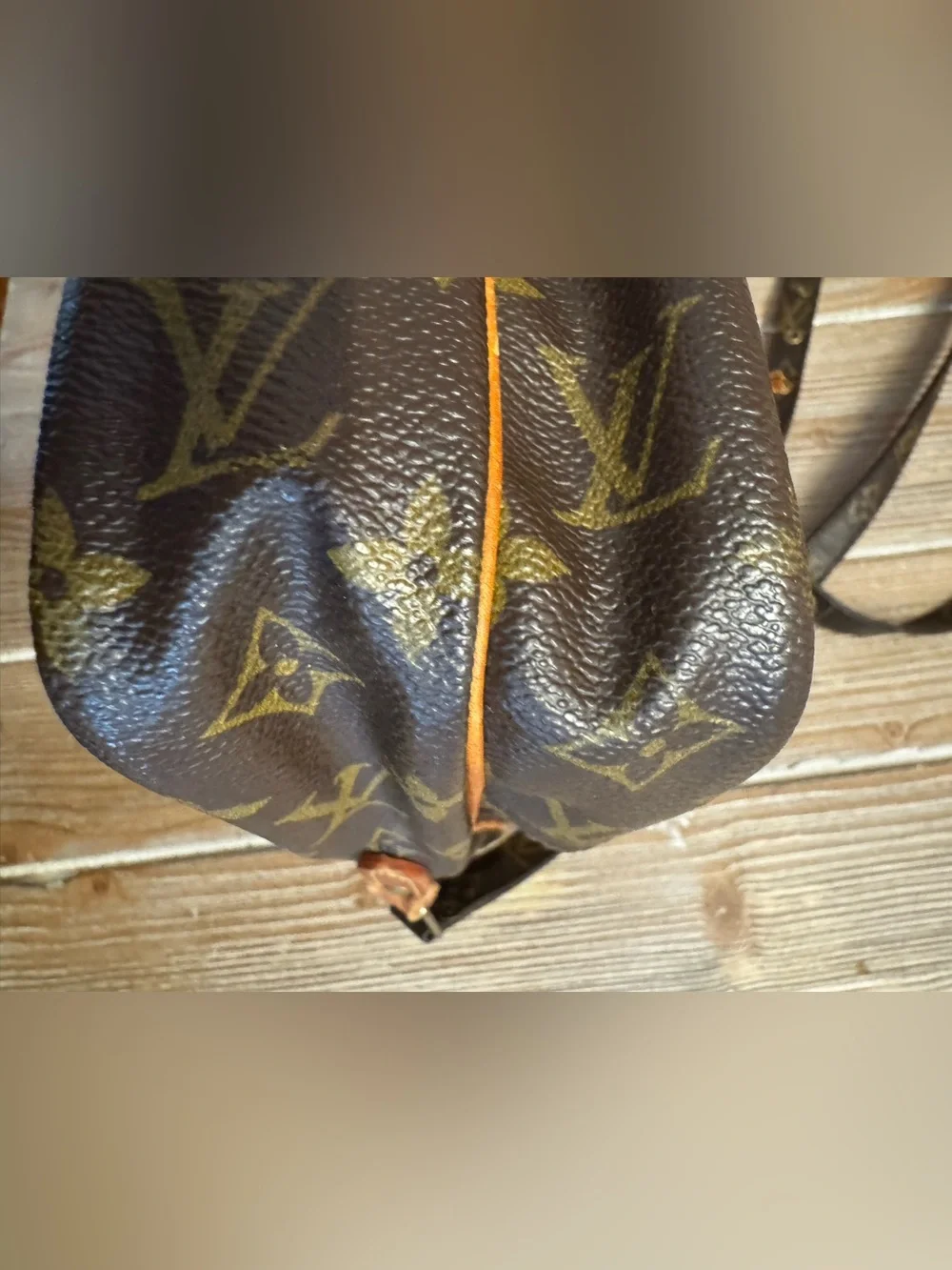 Authentic Vintage Louis Vuitton Monogram Amazone Crossbody Bag with LV bust bag